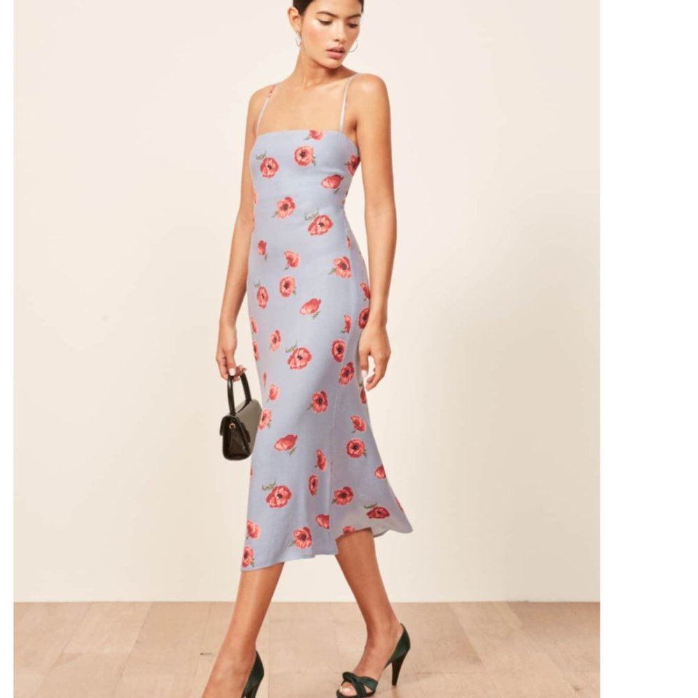 Reformation Rosaly Dress in Lola